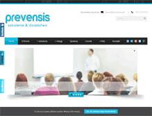 Tablet Screenshot of prevensis.pl